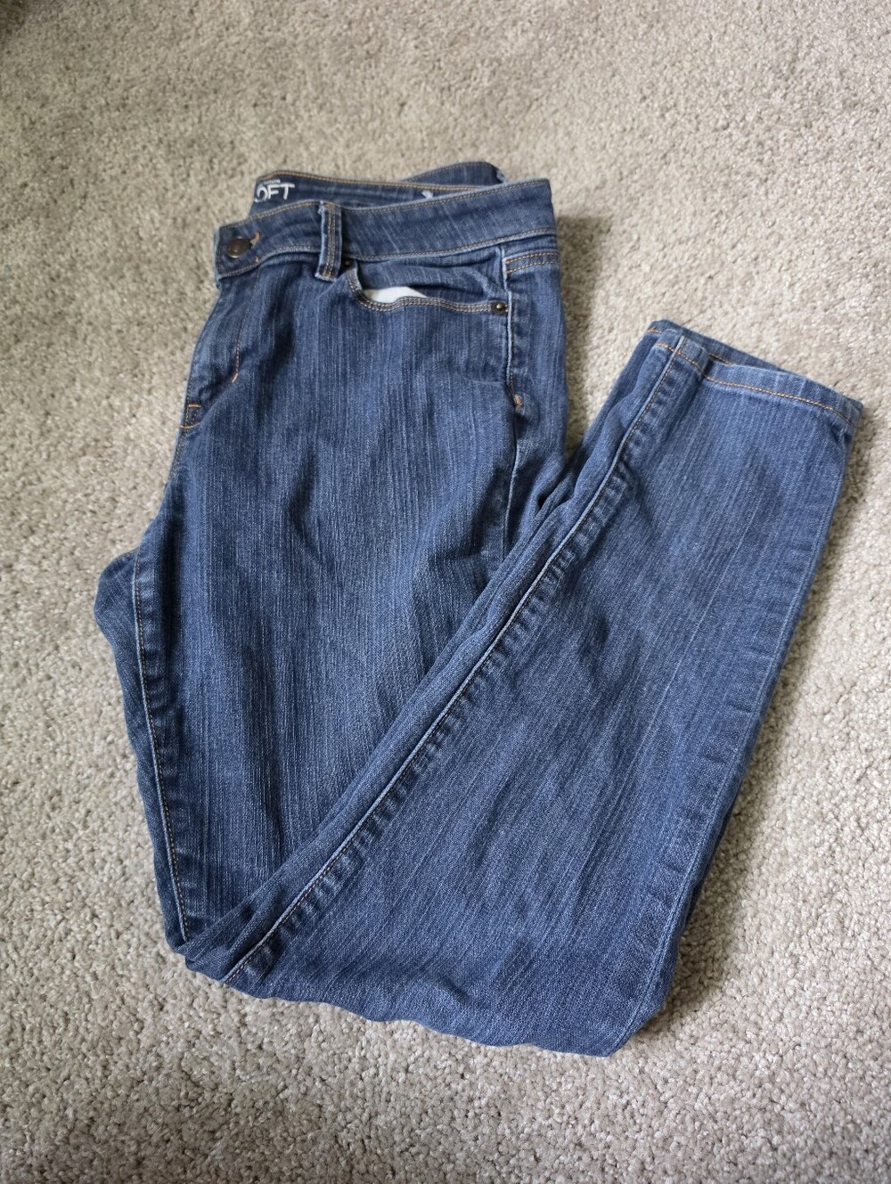 LOFT Women's Skinny Jeans - Medium Blue Wash